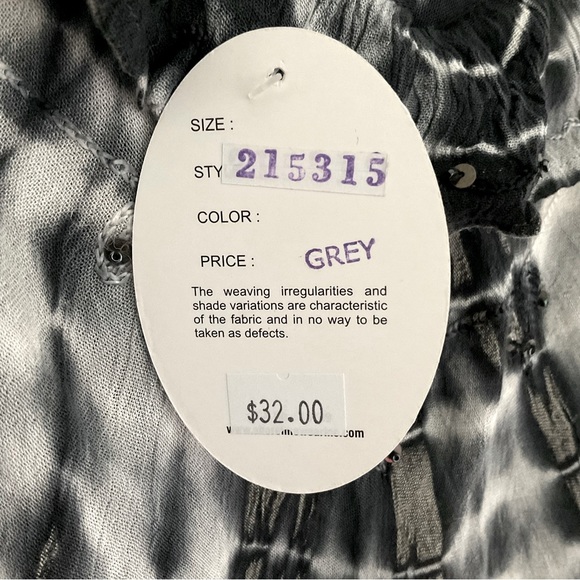 NWT, Shoreline, one size, gray dress - Picture 4 of 6